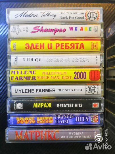 Компакт кассеты с записью (фирменные)