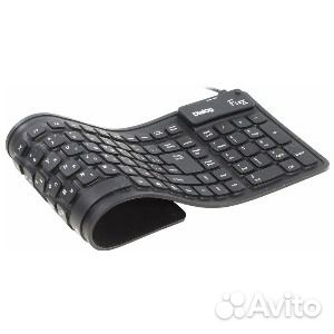 Гибкая силиконовая клавиатура проводная