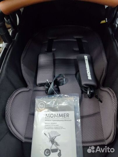 Коляска трансформер mommer. 3в1.черный
