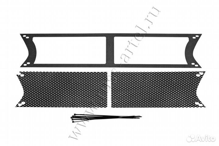 Защ.сетка перед.бампера RenaultSandero sbrs-046602