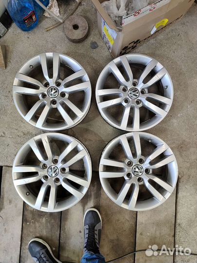 Диски оригинал VW 5х112 R16 + tmps VW Tiguan