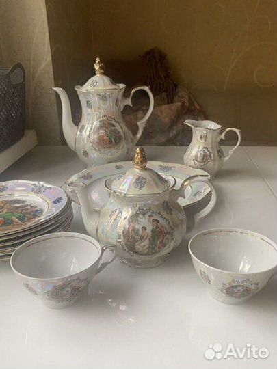 Сервиз чайный фарфор