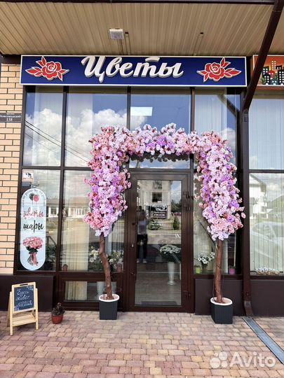 Арка из цветов