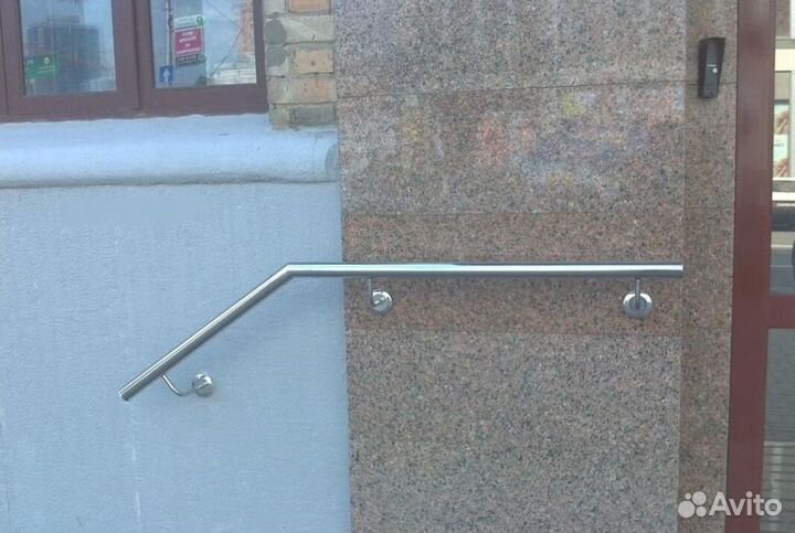 Перила из полированной нержавеющей стали aisi 304