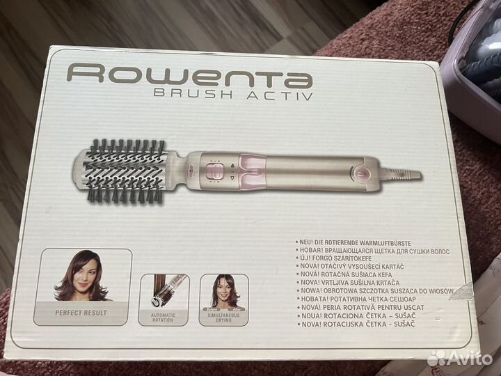 Фен щетка rowenta