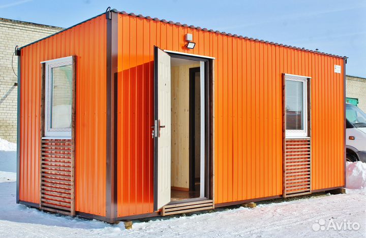 Бытовка вагончик для хранения, оплата с ндс с дост