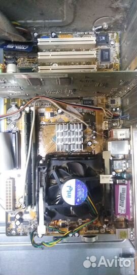 Asus P4P800S-X + процессор + оперативка