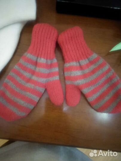 Варежки на девочку 7-8лет