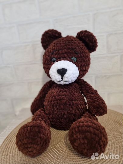 Плюшевый мишка тедди ручной работы