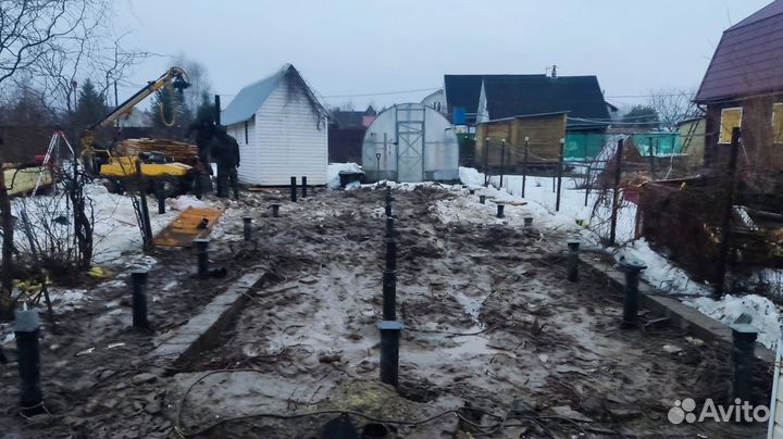 Винтовые сваи под ключ