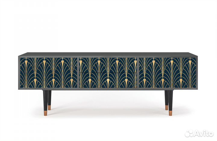 Тв-тумба T4 - Антрацит - Flower of the Nile