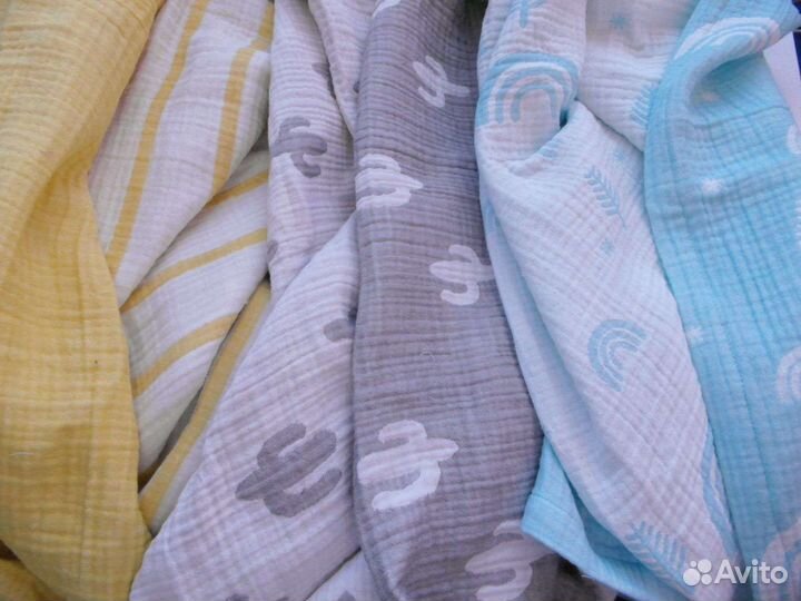Муслиновый плед для малыша новый