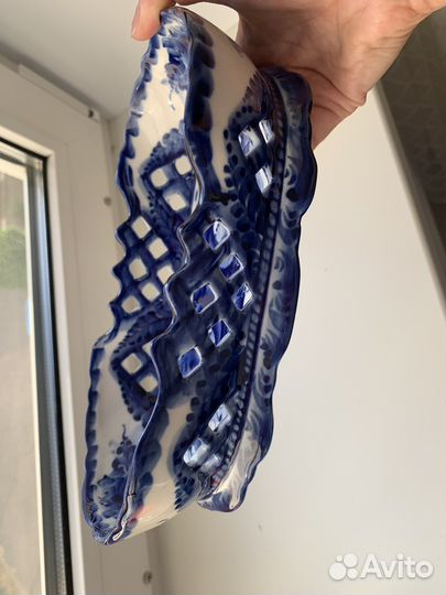 Блюдо гжель