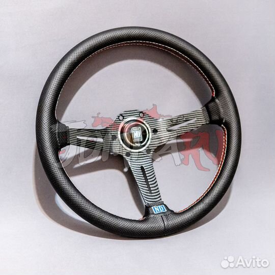 Руль спортивный Nardi под карбон - 350мм / вынос