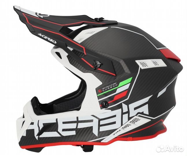 Мотошлем Acerbis steel carbon Black 2023