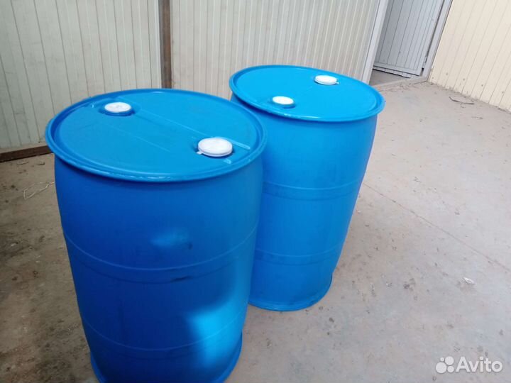 Бочка пластиковая пищевая 200л бу