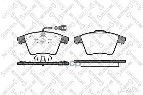 1056 011-SX 1045 11 колодки дисковые п VW T5