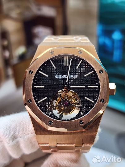 Часы Audemars Piguet Royal Oak 41 Rose Gold Black