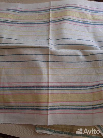 Льняное бельё,простыни,полотенца новые времён СССР