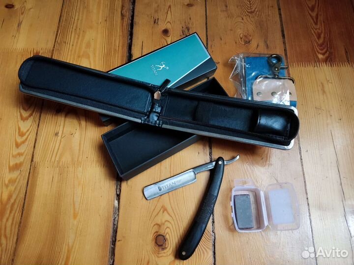 Опасная бритва новая. Титан