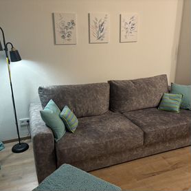 1-к. квартира, 46 м², 2 кровати