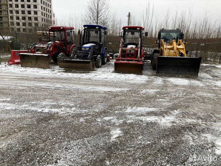 Аренда Погрузчик трактор уборка снега