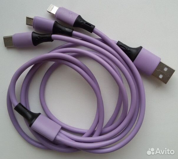 Кабель NNbili Lightning/microusb/Type-C