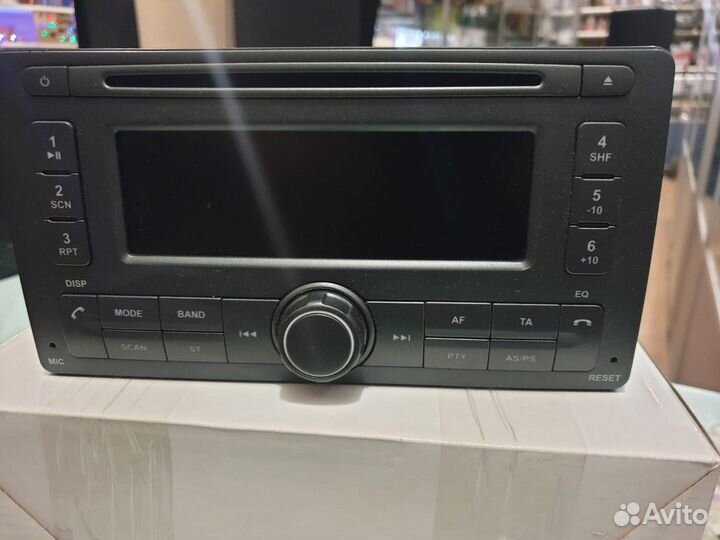 Штатный магнитофон - диск, USB, Блютуз (2 din)