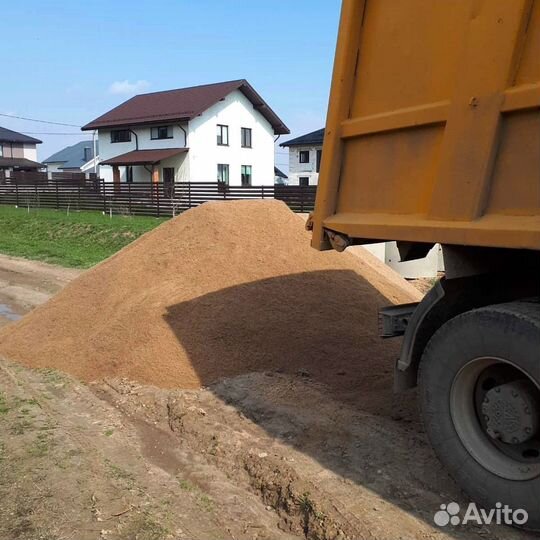 Песок карьерный доставка