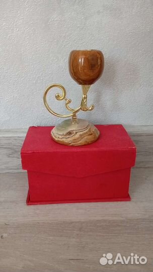 Подсвечник из оникса