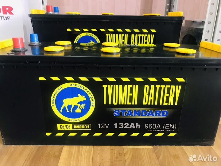 Аккумуляторы 132 Тюмень 960А