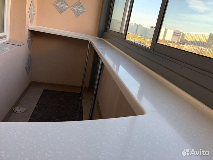 Подоконник из искусственного камня (акрил)