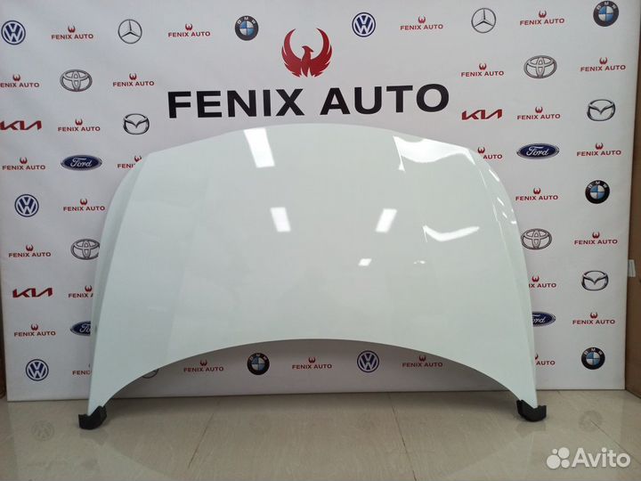 Капот Hyundai Solaris 2014-2017 год Белый