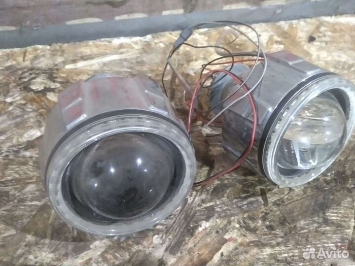 Биксеноновые линзы с ангельскими глазками