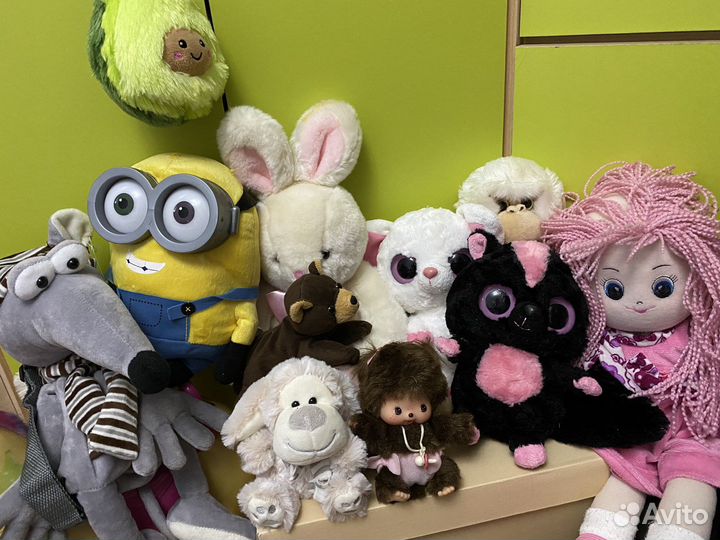 Мягкие детские игрушки, цены в описании
