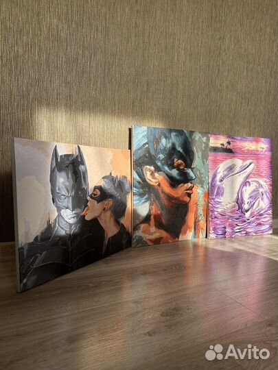 Картина по номерам готовая нарисованая