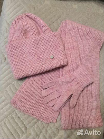 Комплект шапка и шарф женские