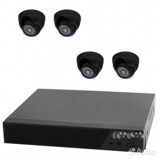 Комплект видеонаблюдения AHD Антивандал 2 Mpi