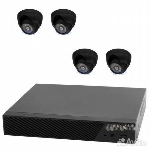 Комплект видеонаблюдения AHD Антивандал 2 Mpi