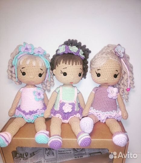 Вязаные игрушки ручной