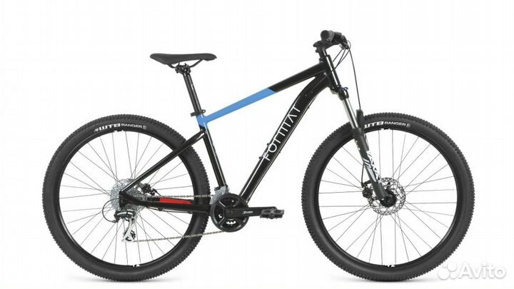 Велосипед горный Format 1414 d-27,5 2х9 (2023) M ч