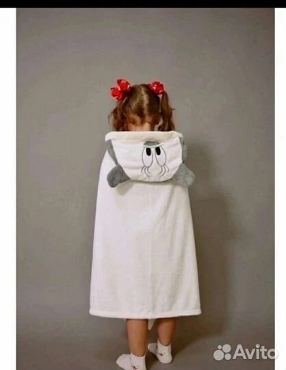 Полотенце пончо детское