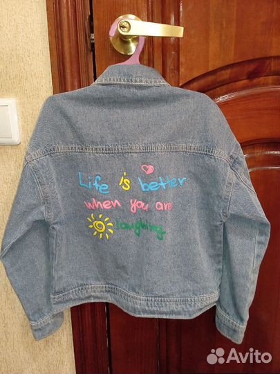 Джинсовка для девочки 116