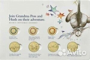 Набор монет 8 штук. Австралия. Волшебство Опоссума