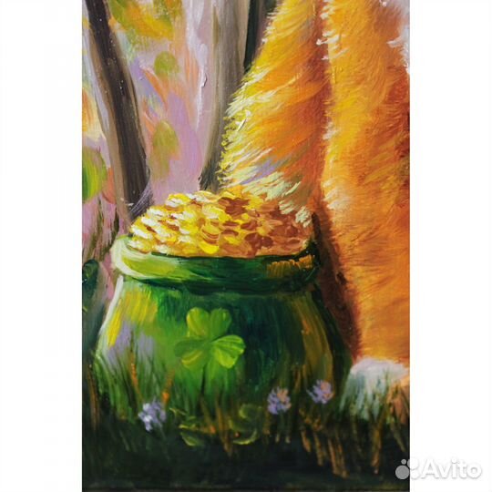 Картина маслом Кот рыжий