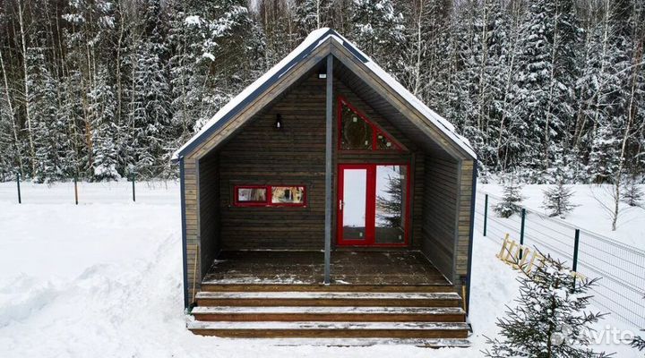 Каркасный дом под ключ 53м2 Барнхаус53