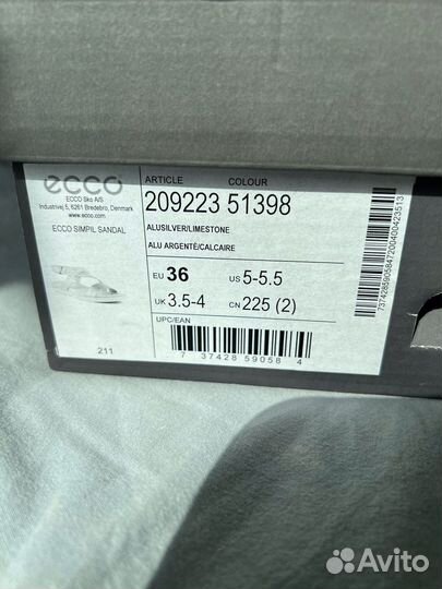 Сандалии Ecco simpil sandal 36