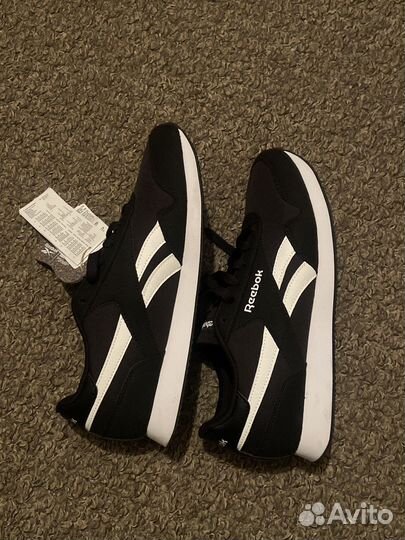 Кроссовки Reebok черные 42 размер, 27 см