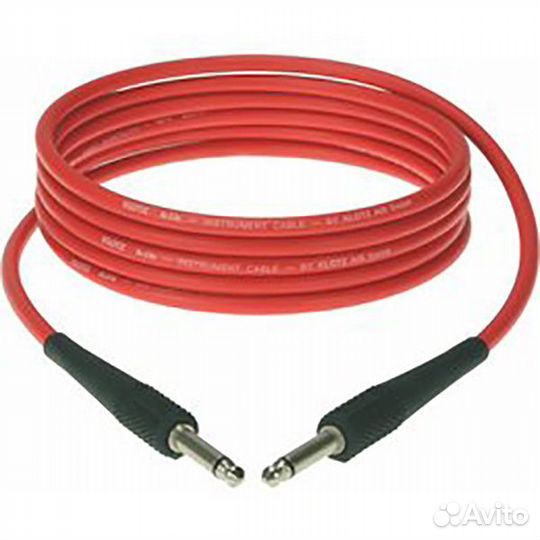KIK2.0pprt KIK Кабель инструментальный, 2м,красный