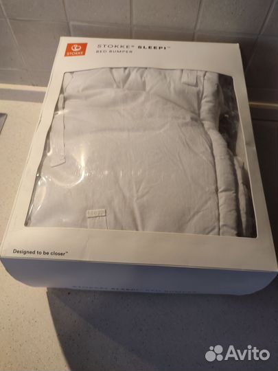 Бампер бортик в большую кроватку stokke sleepi